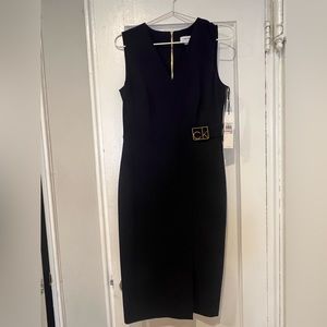 Gorgeous Navy Blue Calvin Klein dress - New with tags (NWT)